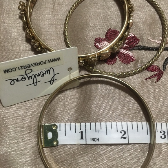 Forever 21 Tri-Pack Gold-color Bracelets - Picture 7 of 7